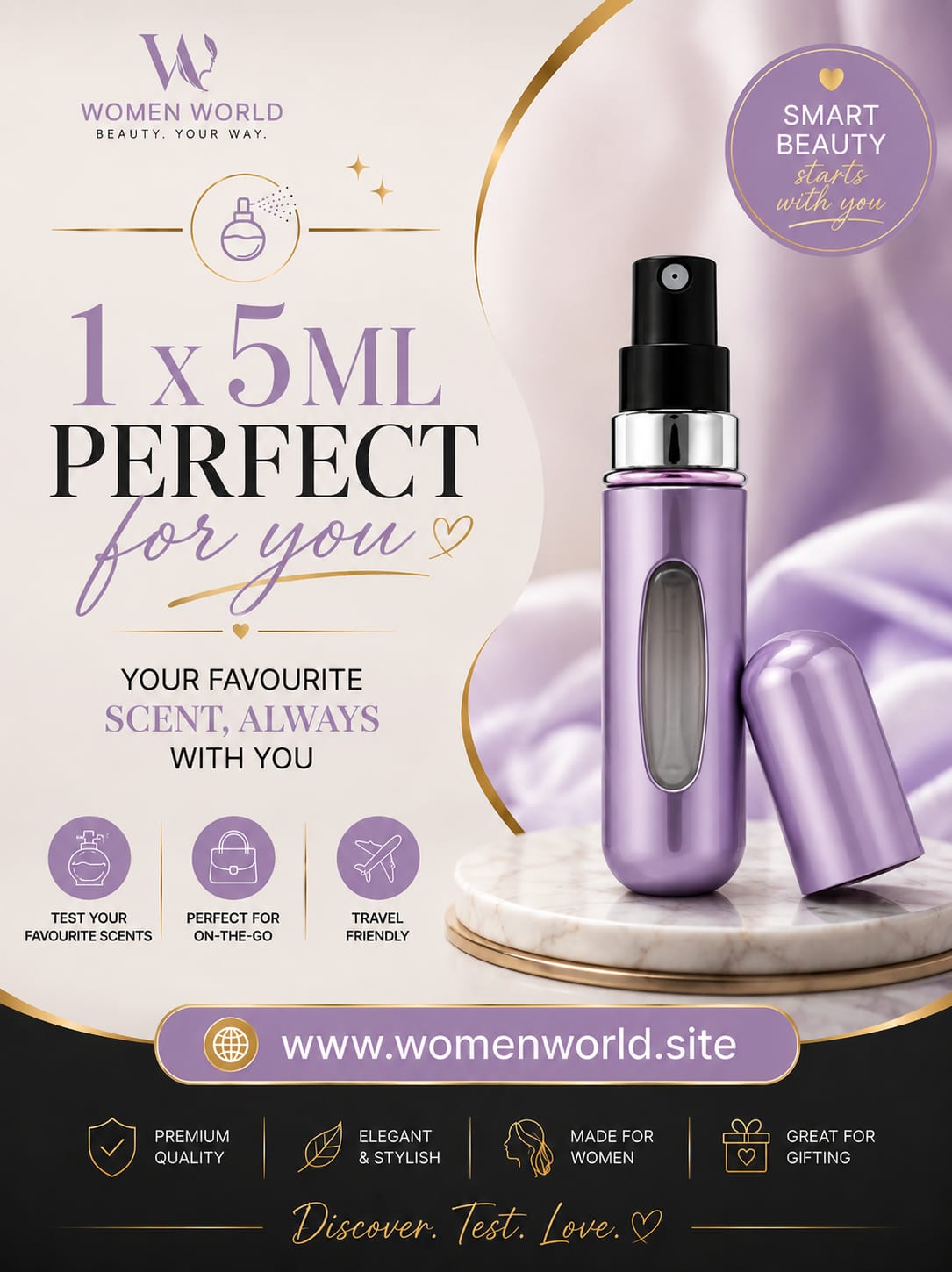 travel size perfume 1*5ml